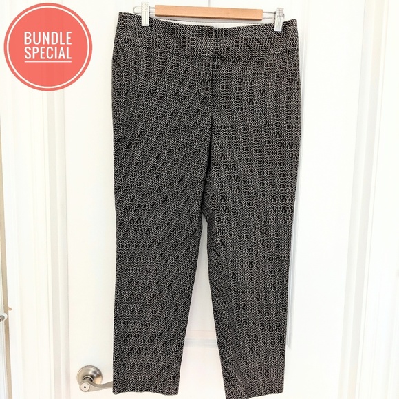 LOFT Pants - Loft Julie Ankle Pants in Brown Print 2 for $19.99